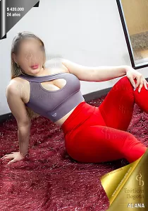 Escort ALANA EROTICAS with rubio hair