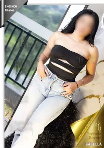 Escort ISABELLA EROTICAS with negro hair