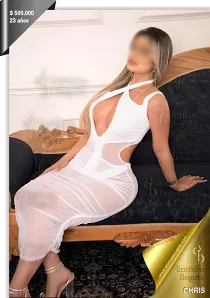 Colombian escort CHRIS EROTICAS