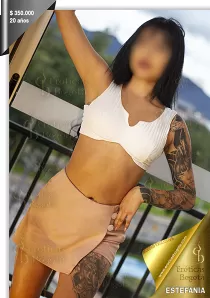 Escort ESTEFANIA EROTICAS with negro hair