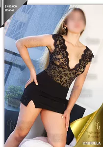 Escort GABRIELA EROTICAS with rubio hair